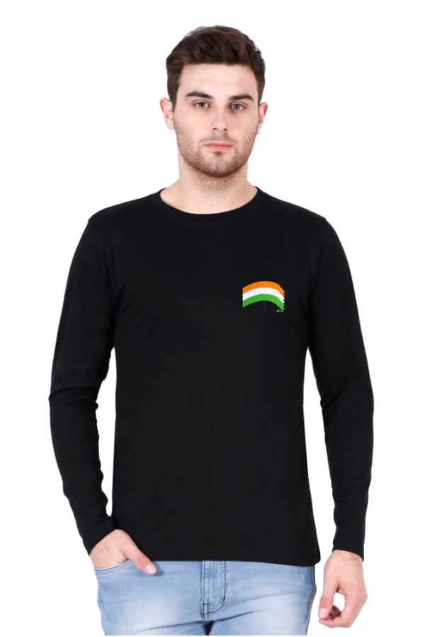 DAD’S FULL SLEEVE 100 % COTTON BIO WASHED GRAPHIC (CR14) T-SHIRT