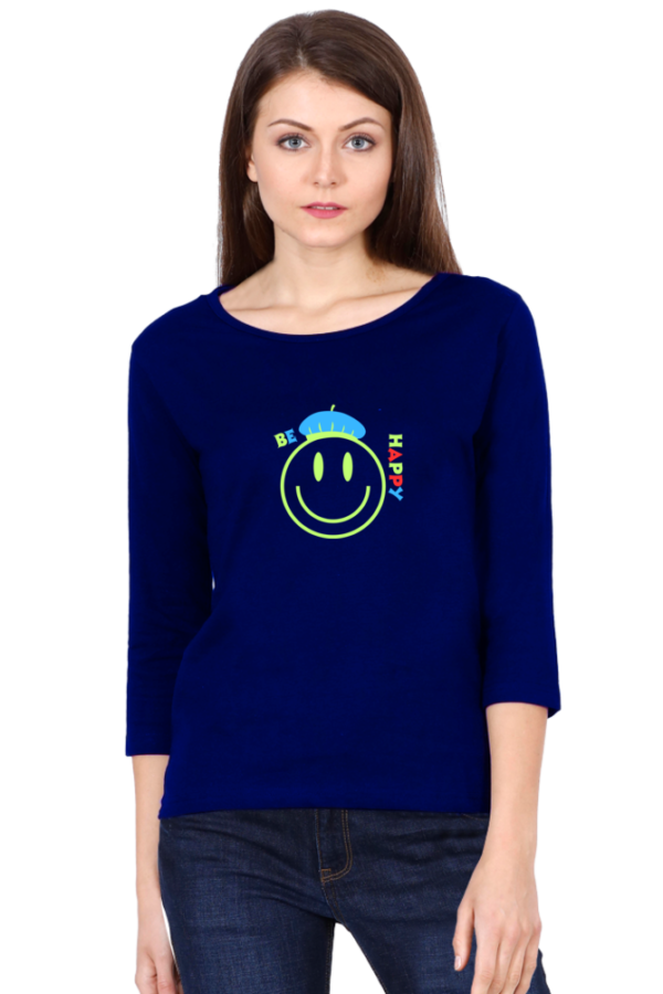 WOMEN’S 100 % COTTON BIO WASHED F-S GRAPHIC (CR-24) T-SHIRT - Image 6