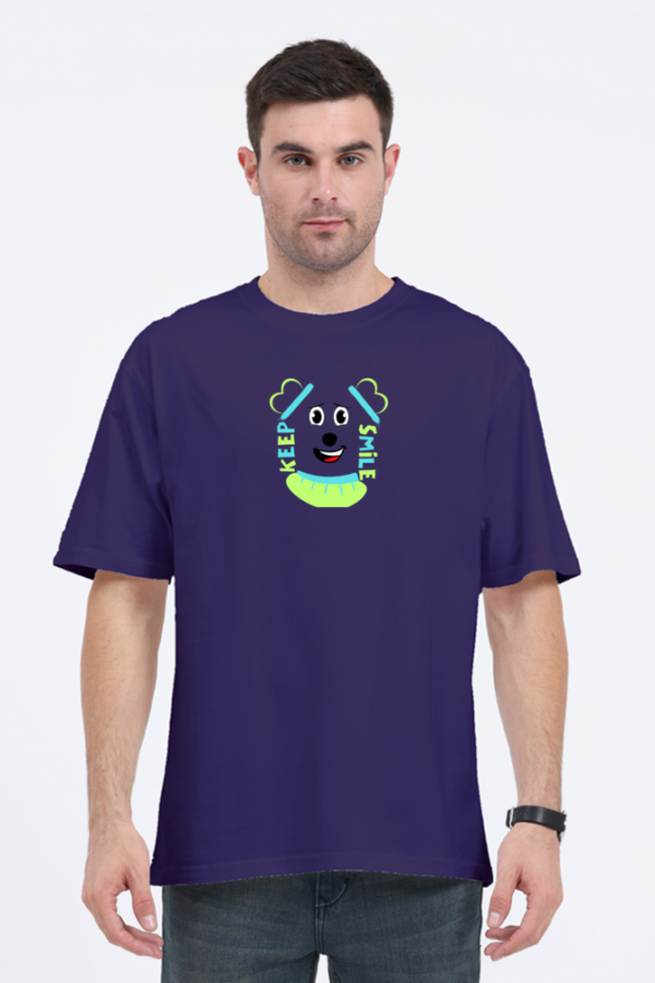 DAD’S OVERSIZED 100 % COTTON BIO WASHED GRAPHIC (CR-22) T-SHIRT - Image 6