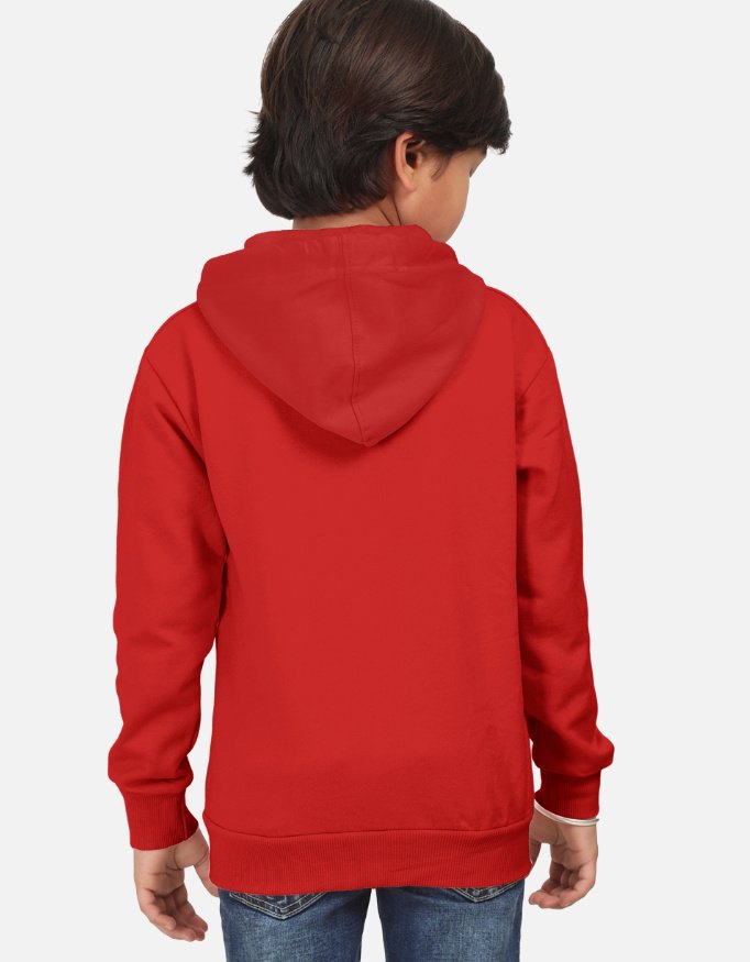 KIDS COTTON BIO WASHED HOODIES WITH FLEECE - Image 3
